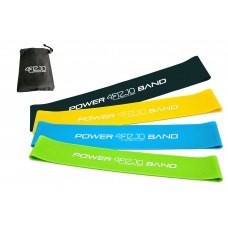 Набор резинок для фитнеса 4FIZJO Mini Power Band 4 шт 4FJ1042