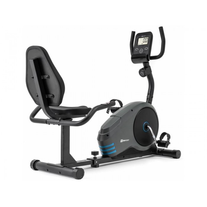 Горизонтальный велотренажер Hop-Sport HS-040L Root Gray/Blue