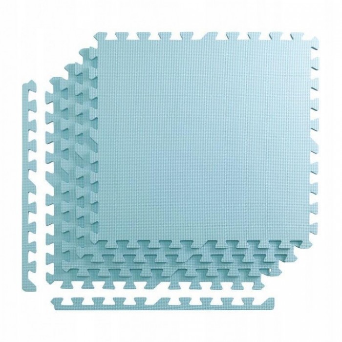 Напольное покрытие для спортзала мат-пазл (ласточкин хвост) 4FIZJO Mat Puzzle EVA 120 x 120 x 1 cм 4FJ0073 Light Blue Напольное покрытие для спортзала мат-пазл (ласточкин хвост) 4FIZJO Mat Puzzle EVA 120 x 120 x 1 cм 4FJ0073 Light Blue