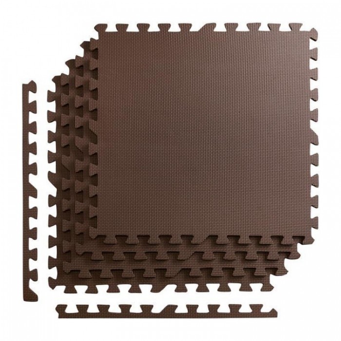 Напольное покрытие для спортзала мат-пазл (ласточкин хвост) 4FIZJO Mat Puzzle EVA 120 x 120 x 1 cм 4FJ0074 Braun Напольное покрытие для спортзала мат-пазл (ласточкин хвост) 4FIZJO Mat Puzzle EVA 120 x 120 x 1 cм 4FJ0074 Braun