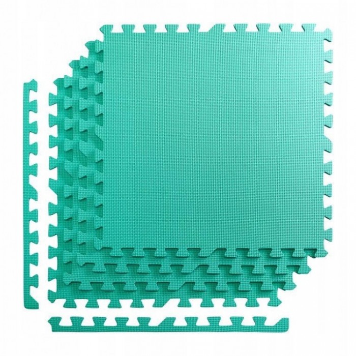 Напольное покрытие для спортзала мат-пазл (ласточкин хвост) 4FIZJO Mat Puzzle EVA 120 x 120 x 1 cм 4FJ0077 Mint Напольное покрытие для спортзала мат-пазл (ласточкин хвост) 4FIZJO Mat Puzzle EVA 120 x 120 x 1 cм 4FJ0077 Mint