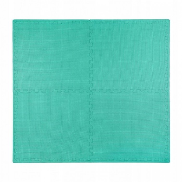 Напольное покрытие для спортзала мат-пазл (ласточкин хвост) 4FIZJO Mat Puzzle EVA 120 x 120 x 1 cм 4FJ0077 Mint