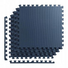Напольное покрытие для спортзала мат-пазл (ласточкин хвост) 4FIZJO Mat Puzzle EVA 120 x 120 x 1 cм 4FJ0078 Graphite