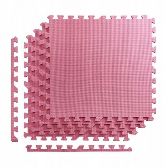 Напольное покрытие для спортзала мат-пазл (ласточкин хвост) 4FIZJO Mat Puzzle EVA 120 x 120 x 1 cм 4FJ0079 Pink Напольное покрытие для спортзала мат-пазл (ласточкин хвост) 4FIZJO Mat Puzzle EVA 120 x 120 x 1 cм 4FJ0079 Pink