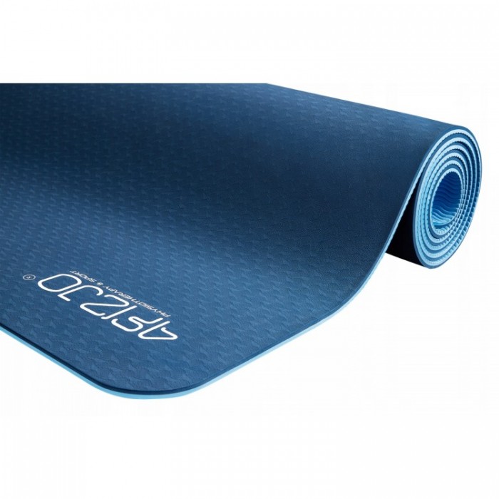 Коврик для йоги 4FIZJO TPE 6 мм 4FJ0033 Blue/Sky Blue Коврик для йоги 4FIZJO TPE 6 мм 4FJ0033 Blue/Sky Blue