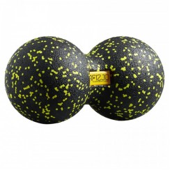 Масажний м'яч подвійний 4FIZJO EPP DuoBall 12 Black/Yellow (P-5907222931332)