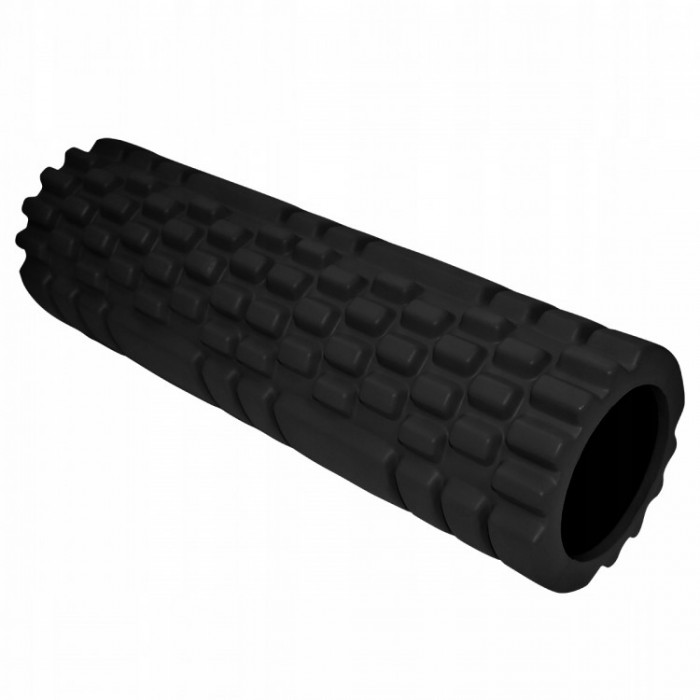 Массажный ролик (валик, роллер) SportVida EVA 45 x 14 см SV-HK0212 Black