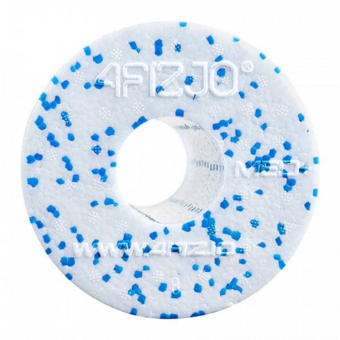 Массажный ролик (валик, роллер) гладкий 4FIZJO EPP MED+ 33 x 14 см 4FJ0054 White/Blue