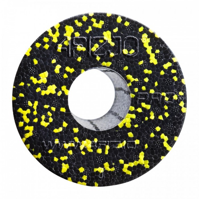 Масажний ролик 4FIZJO EPP PRO+ 33 x 14 см (валик, роллер) гладкий Black/Yellow (P-5907222931431)