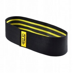 Резинка для фітнесу та спорту із тканини 4FIZJO Hip Band 10-15 кг Black/Yellow (P-5907739310309)