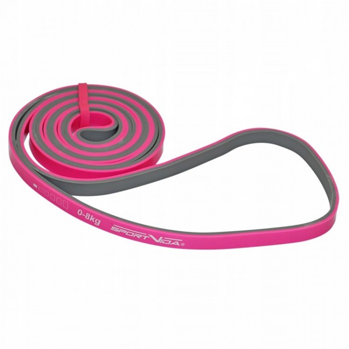 Резинка для подтягиваний (силовая лента) SportVida Power Band 10 мм 0-8 кг SV-HK0207 Резинка для подтягиваний (силовая лента) SportVida Power Band 10 мм 0-8 кг SV-HK0207