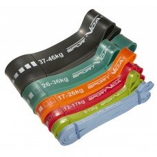 Гумка для підтягувань (силова стрічка) SportVida Power Band 6 шт 0-46 кг SV-HK0190-3