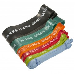 Гумка для підтягувань (силова стрічка) SportVida Power Band 6 шт 0-46 кг SV-HK0190-3