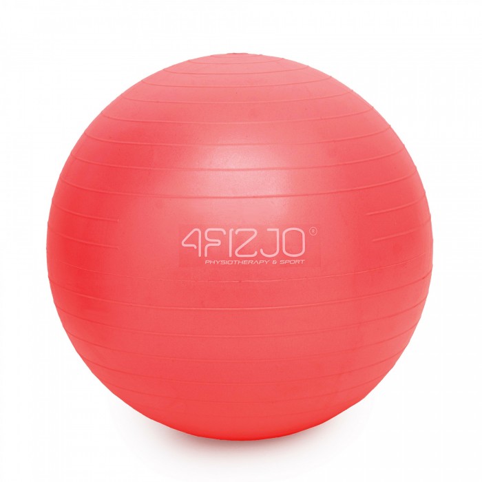 М&#039;яч для фітнесу (фітбол) 4FIZJO 55 см Anti-Burst Red (P-5907222931509)