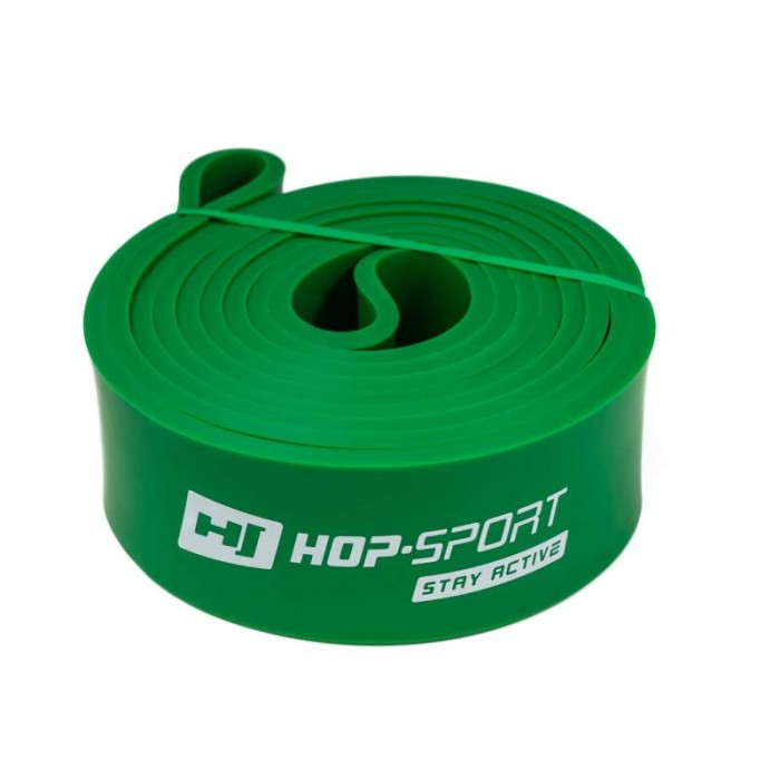 Гумка для підтягувань (силова стрічка) 23-57 кг Hop-Sport HS-L044RR зелена