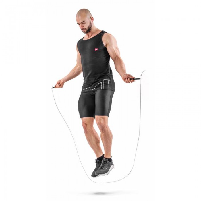 Скакалка Hop-Sport Crossfit з алюмінієвими ручками Hop-Sport HS-A020JR чорна
