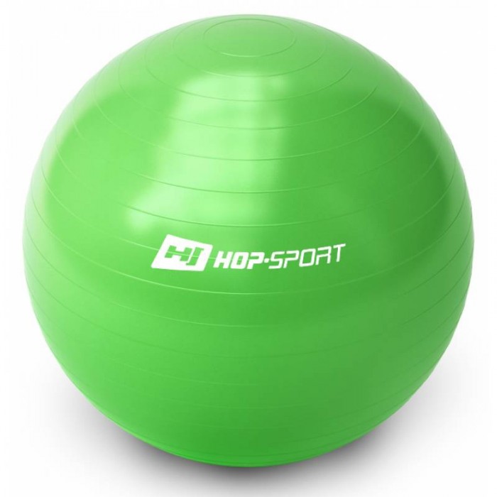 Фітбол (м'яч для фітнесу, гімнастичний) Hop-Sport 65cm зелений + насоc Фітбол (м'яч для фітнесу, гімнастичний) Hop-Sport 65cm зелений + насоc