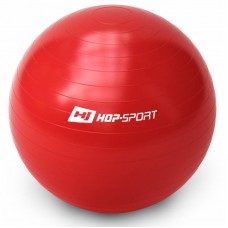 Фітбол (м'яч для фітнесу, гімнастичний) Hop-Sport 65cm червоний + насос