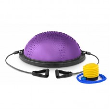 Балансувальна платформа напівсфера з вкрапленнями Hop-Sport HS-MB058B фіолетова