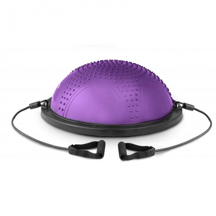 Балансувальна платформа напівсфера з вкрапленнями Hop-Sport HS-MB058B фіолетова