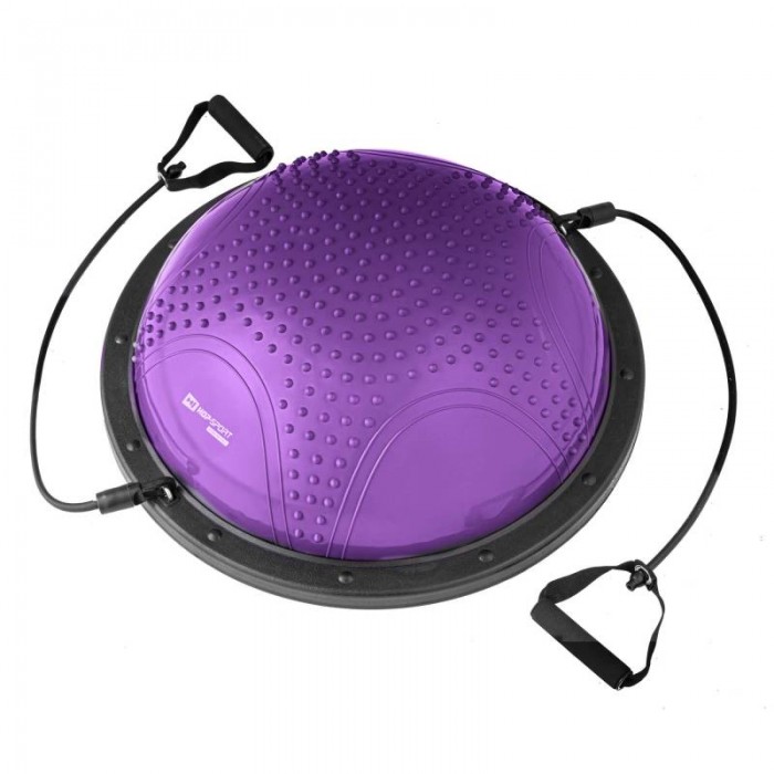 Балансувальна платформа напівсфера з вкрапленнями Hop-Sport HS-MB058B фіолетова