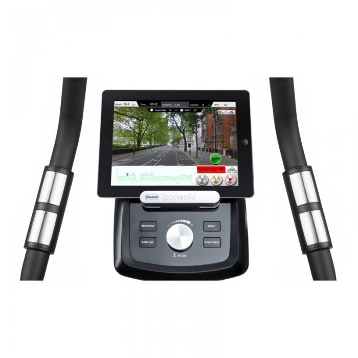Велотренажер Hop-Sport HS-090H Apollo серебристый+ мат