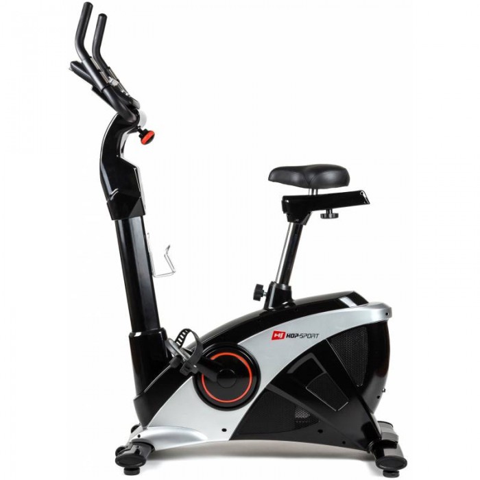 Велотренажер Hop-Sport HS-090H Apollo серебристый+ мат