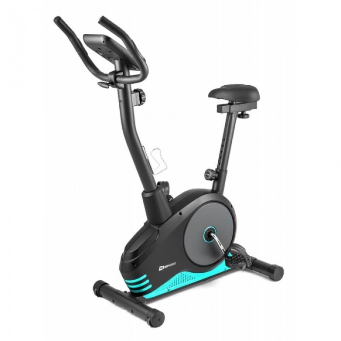 Велотренажер Hop-Sport HS-2080 Spark черно-бирюзовый 2020