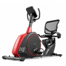 Горизонтальний велотренажер Hop-Sport HS-095L Scale чорний + мат