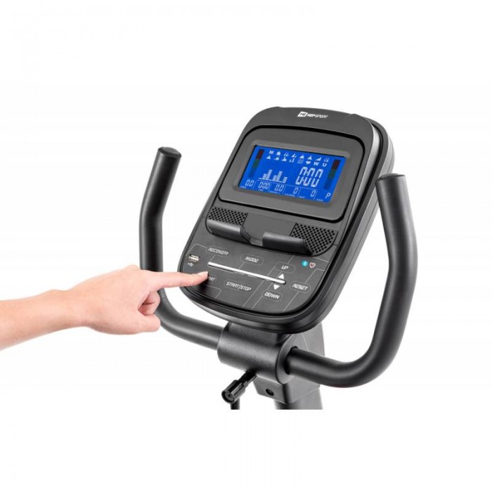 Горизонтальний велотренажер Hop-Sport HS-095L Scale чорний + мат