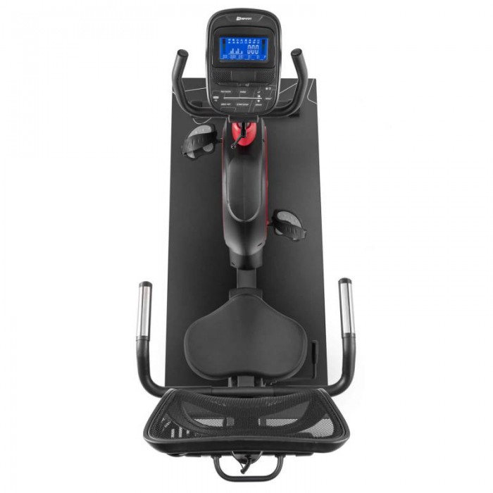 Горизонтальний велотренажер Hop-Sport HS-095L Scale чорний + мат