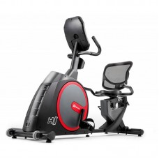 Горизонтальний велотренажер Hop-Sport HS-300L Canion з телеметричним поясом + мат під тренажер