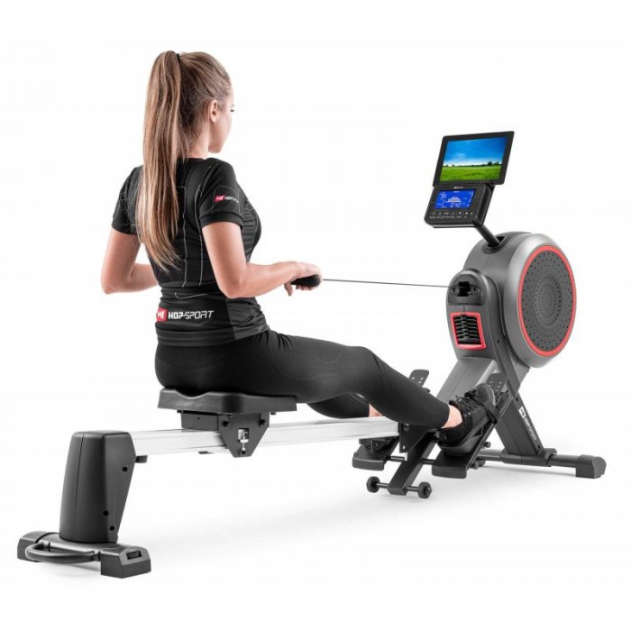 Гребной тренажер Hop-Sport HS-100AR Roam серый