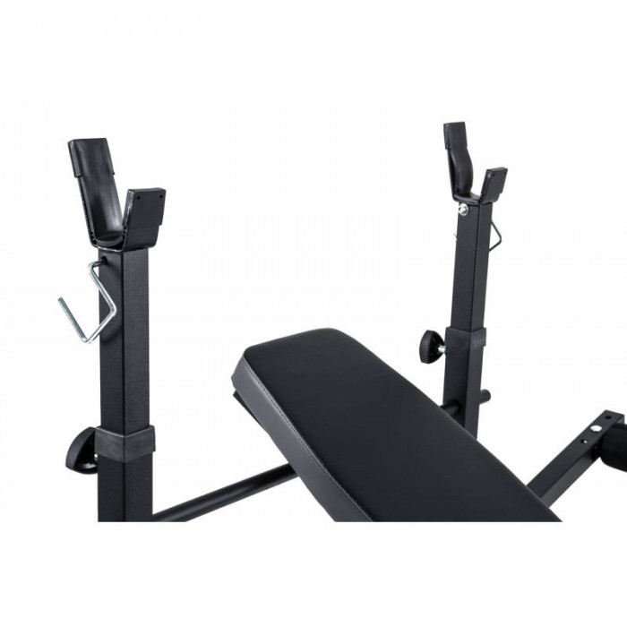 Наклонная скамья для жима универсальная Trex Sport TX-020 со стойками и партой Скотта