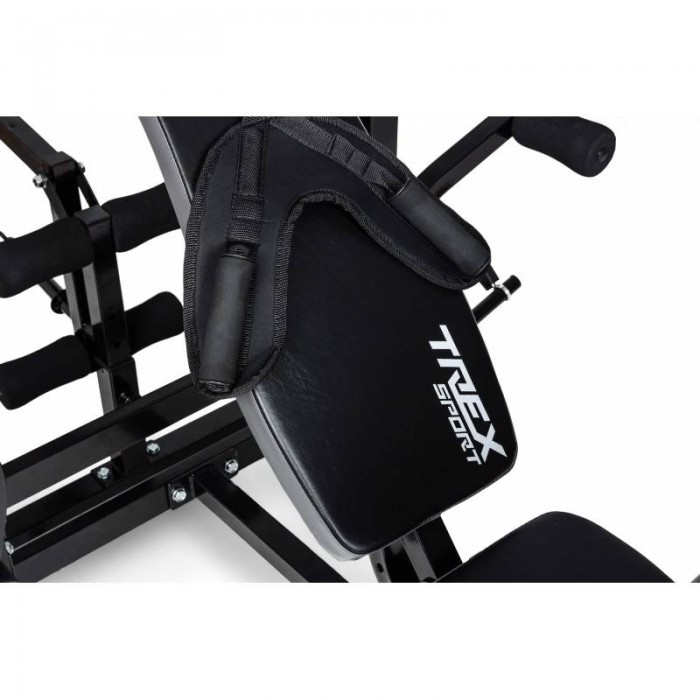 Скамья для жима Trex Sport TX-075 регулируемая со стойками с партой Скотта