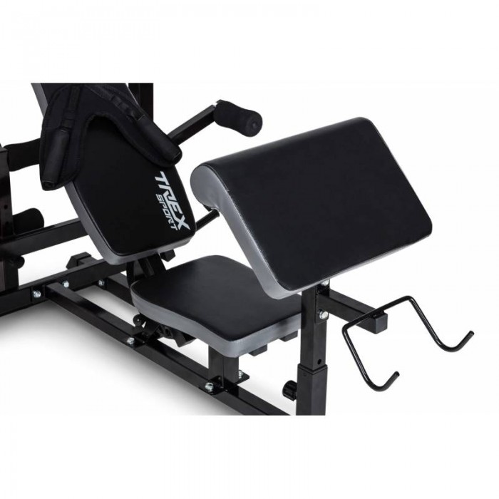 Скамья для жима Trex Sport TX-075 регулируемая со стойками с партой Скотта