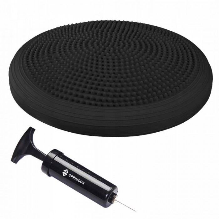 Балансировочная подушка масажна Springos PRO FA0084 Black