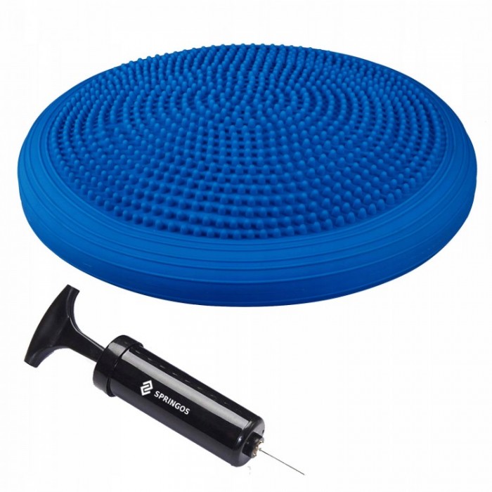 Балансировочная подушка масажна Springos PRO FA0086 Blue
