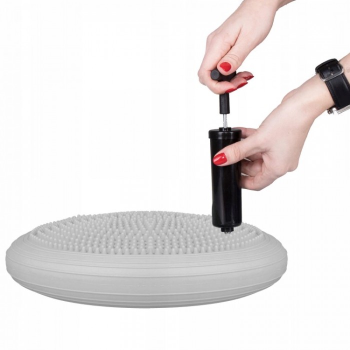 Балансировочная подушка массажная Springos PRO FA0087 Grey