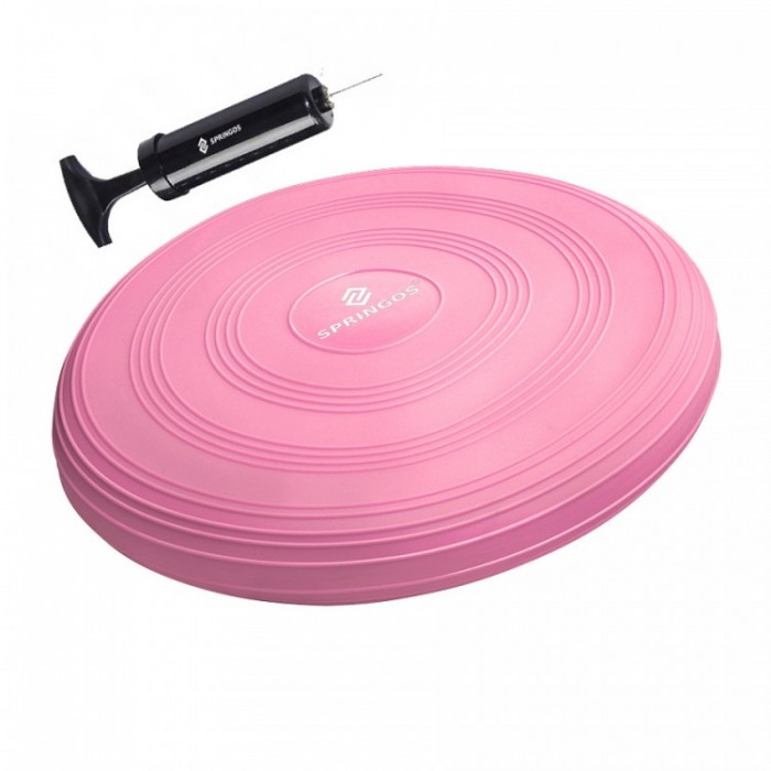 Балансировочная подушка массажная Springos PRO FA0089 Pink Балансировочная подушка массажная Springos PRO FA0089 Pink