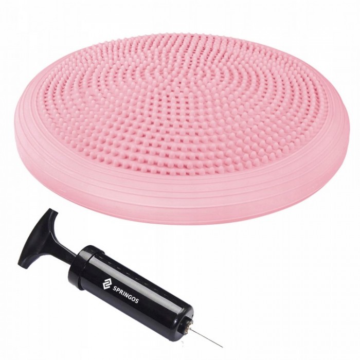 Балансировочная подушка массажная Springos PRO FA0089 Pink