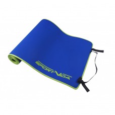Коврик для фитнеса и йоги SportVida Neopren 6 мм SV-HK0038 Blue
