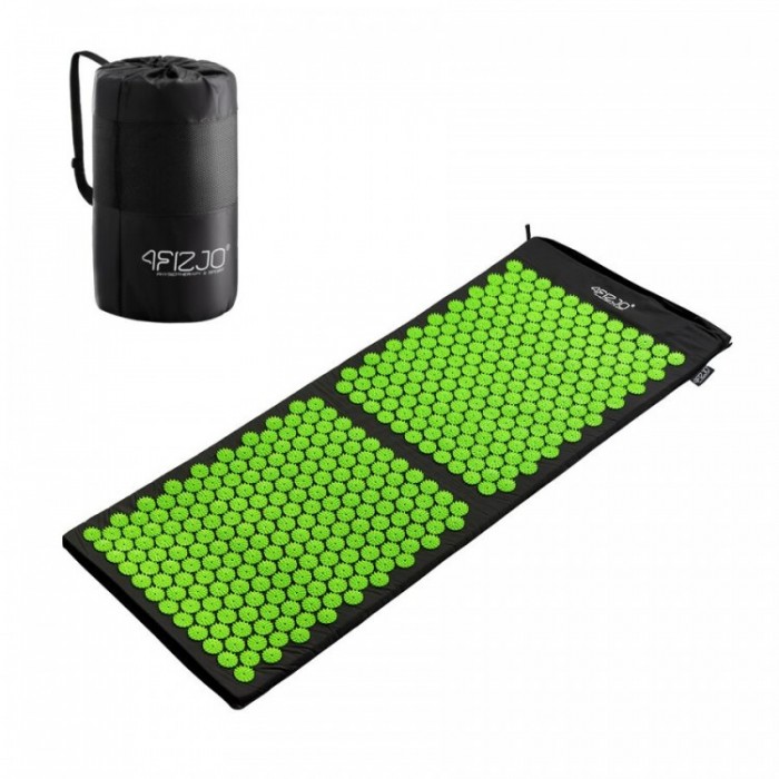 Аплікатор Кузнєцова / Масажний килимок акупунктурний 4FIZJO 128 x 48 см 4FJ0046 Black / Green Аплікатор Кузнєцова / Масажний килимок акупунктурний 4FIZJO 128 x 48 см 4FJ0046 Black / Green
