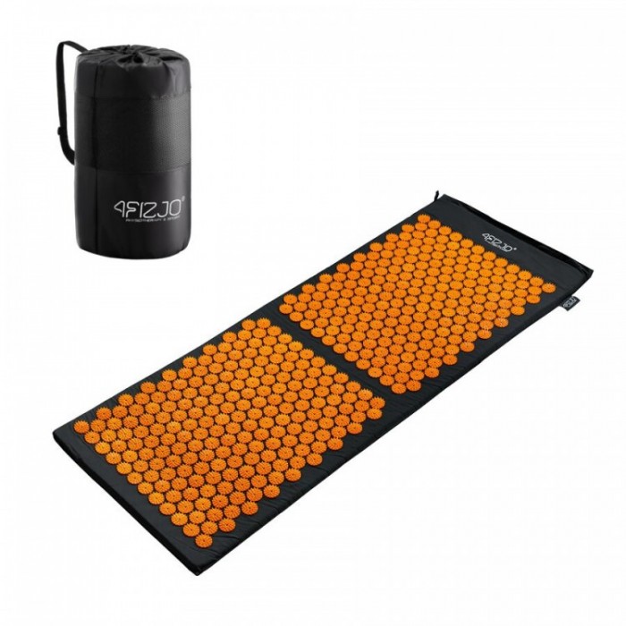 Аплікатор Кузнєцова / Масажний килимок акупунктурний 4FIZJO 128 x 48 см 4FJ0047 Black / Orange Аплікатор Кузнєцова / Масажний килимок акупунктурний 4FIZJO 128 x 48 см 4FJ0047 Black / Orange