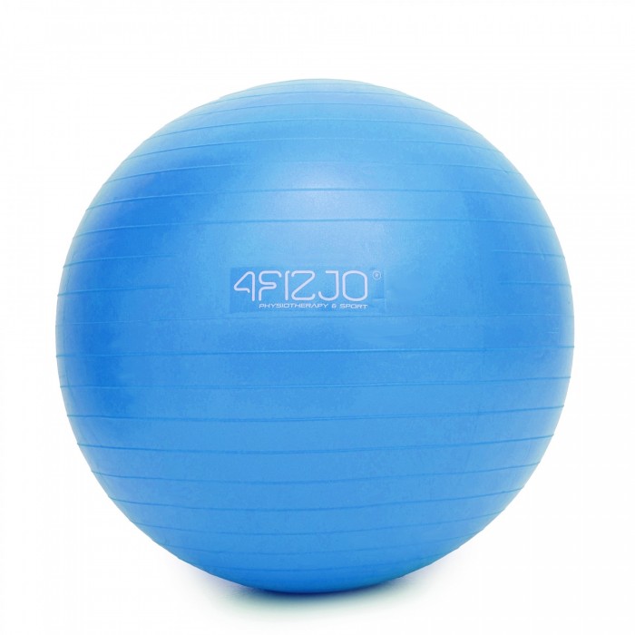 Мяч для фитнеса (фитбол) 4FIZJO 65 см Anti-Burst Blue (P-5907222931493)