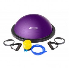 Балансувальна платформа напівсфера для фитнесу Bosu Hop-Sport HS-L058 фіолетова