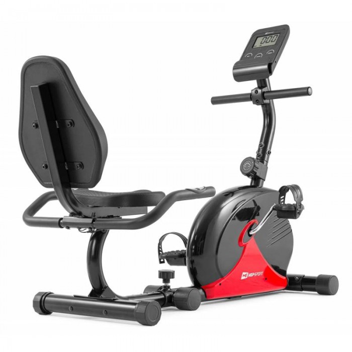 Горизонтальний велотренажер Hop-Sport HS-030L Rapid червоний