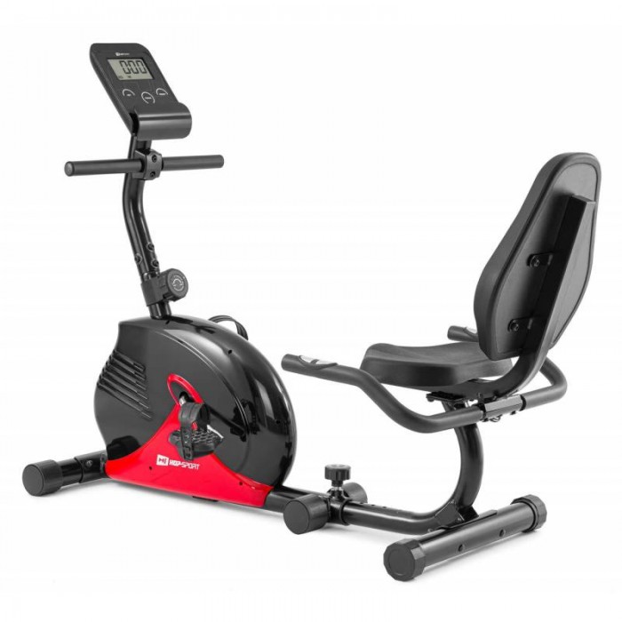 Горизонтальний велотренажер Hop-Sport HS-030L Rapid червоний