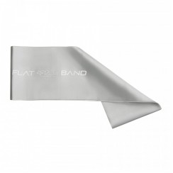 Стрічка-еспандер для спорту та реабілітації 4FIZJO Flat Band 200 х 15 cм 15-25 кг Silver (P-5907739310446)