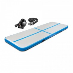 Мат гімнастичний надувний 4FIZJO Air Track Mat 300 x 100 x 15 cм White/Blue (P-5907739311771)